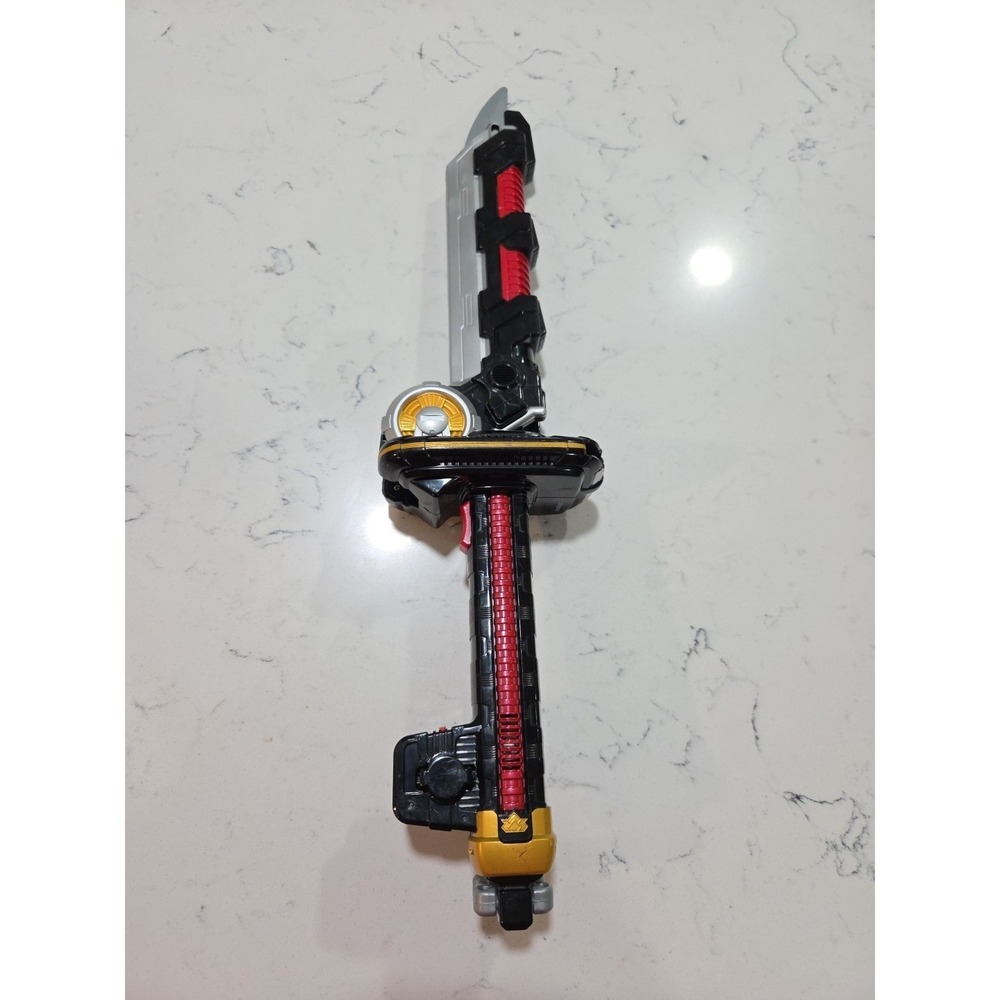 Bandai Power Rangers Samurai Deluxe Folding Mega Blade Sounds Works 25" Tested